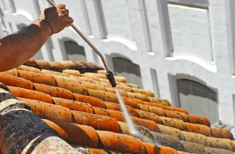 Nettoyage de toitures - Bisel